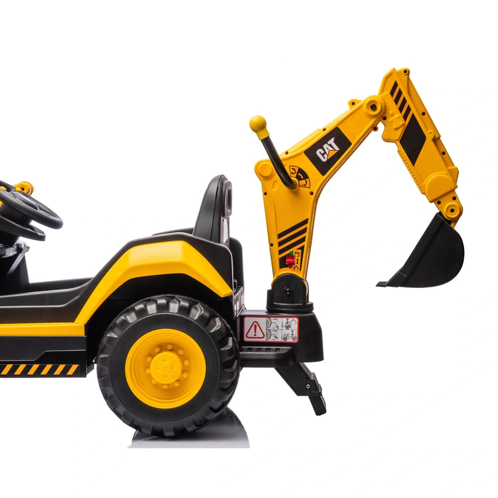 Cat Backhoe Tractor 10.8V Electric Ride On