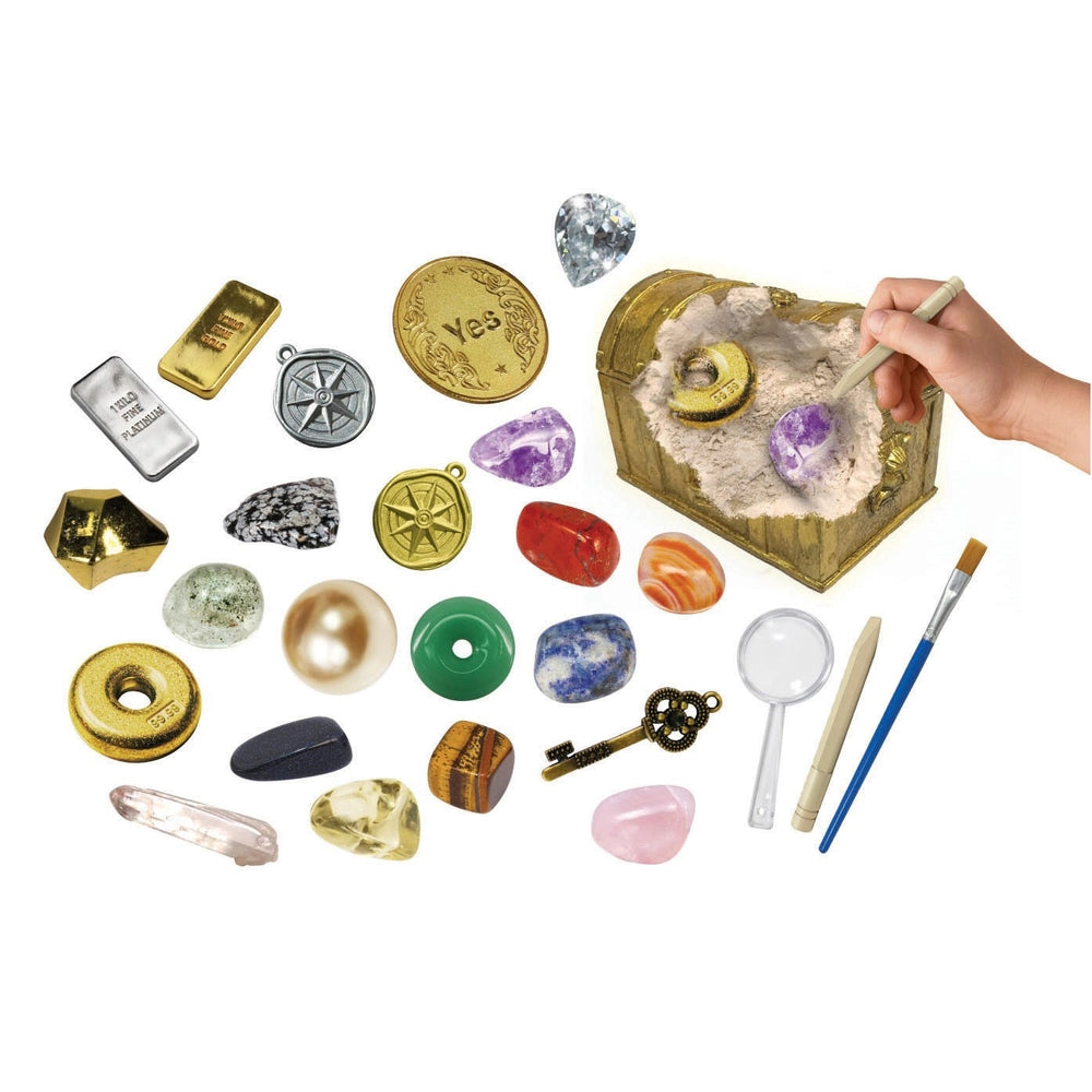 Pocket Play Dig In Kit Gold Treasure Chest