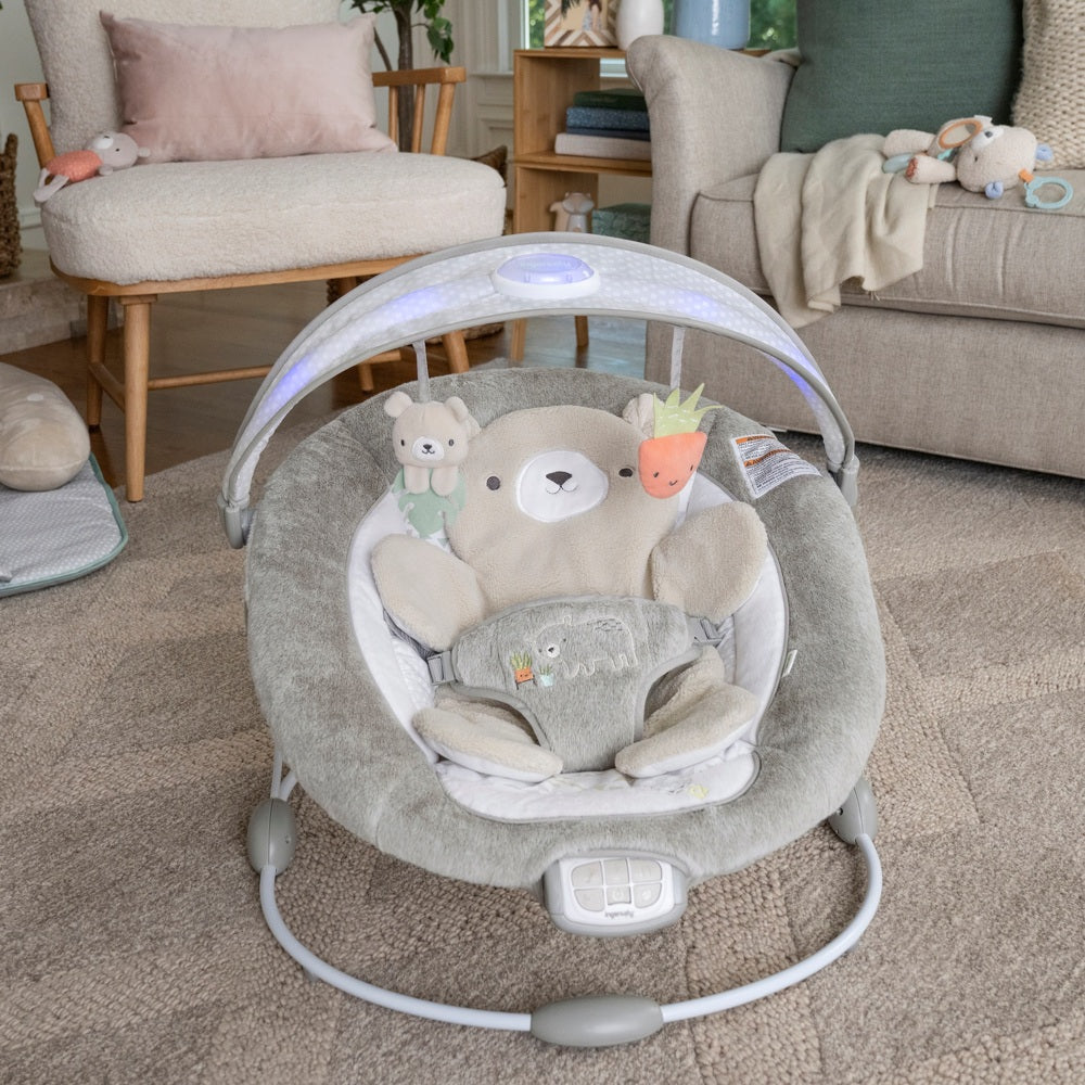 Ingenuity Inlighten Bouncer Seat With Light Up Toy Bar – Nate The Little Bear