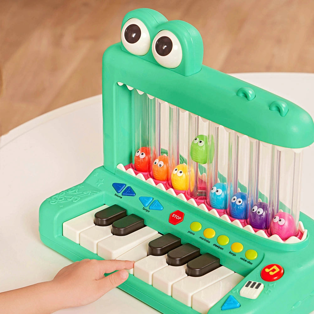 Battat Croco Pop Crocodile Piano Toy