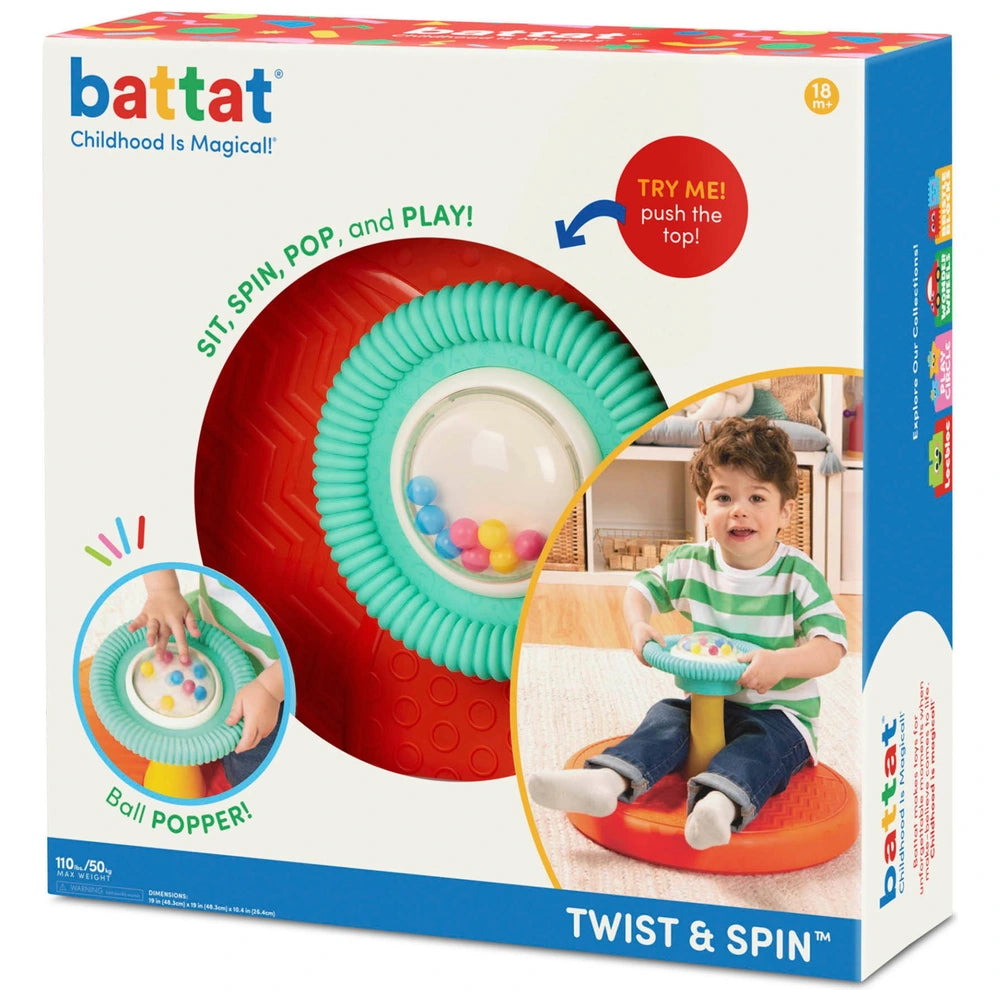 Battat Twist & Spin Spinning Activity Seat
