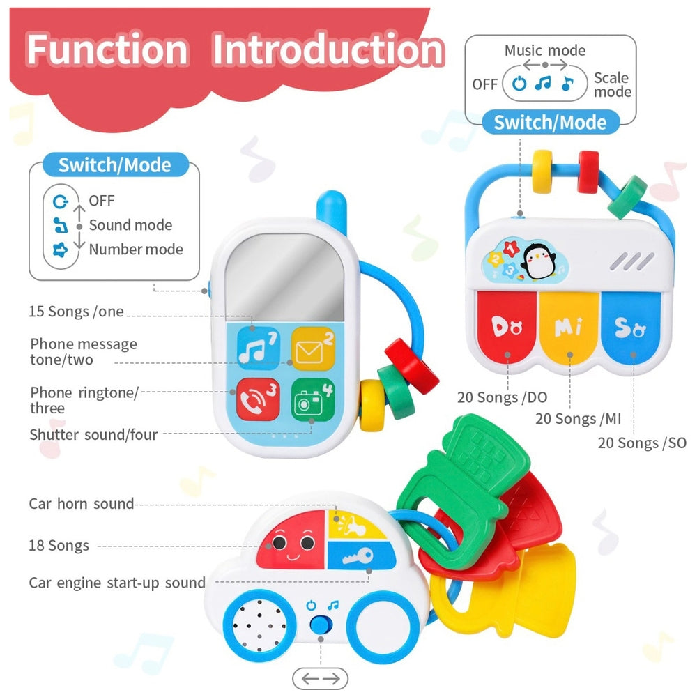 Big Steps 5-In-1 Musical Toy Set