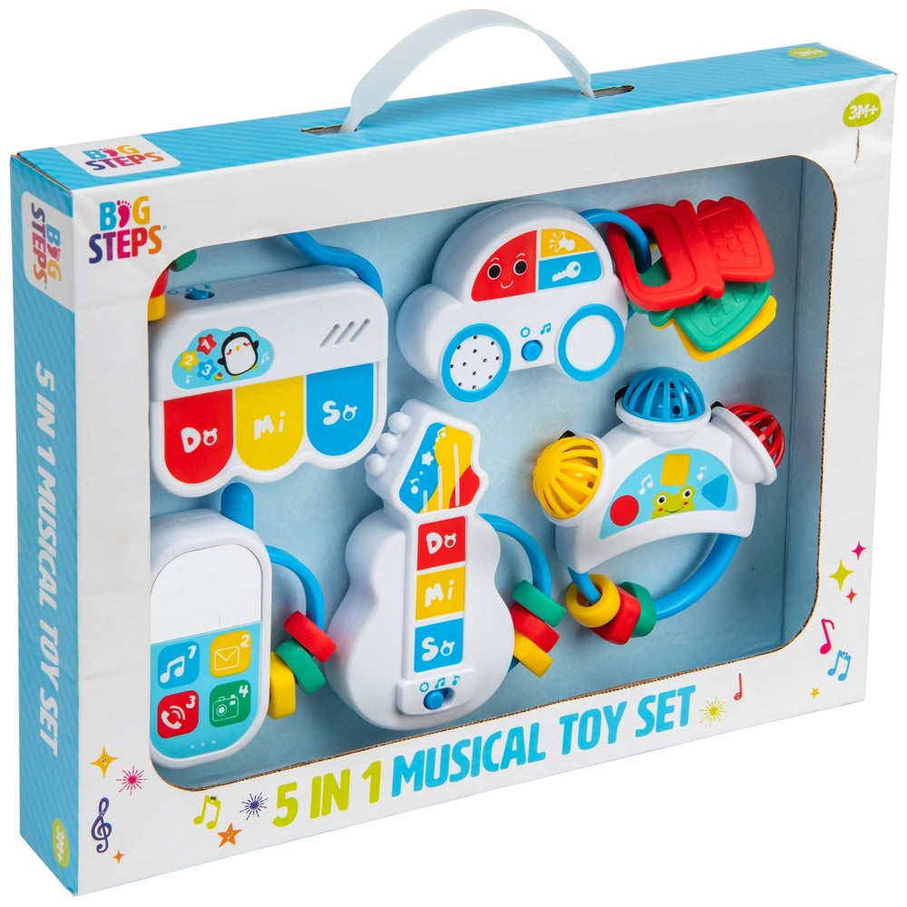 Big Steps 5-In-1 Musical Toy Set