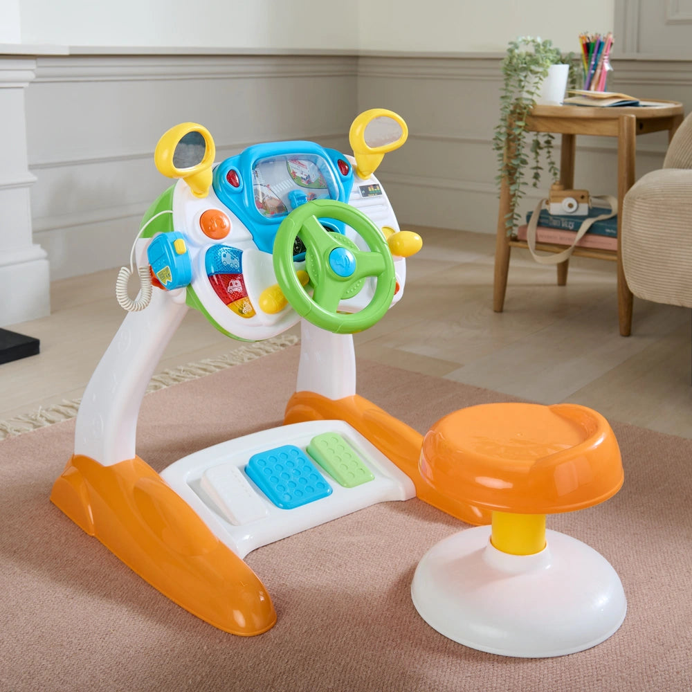 Big Steps Playset Driving Simulator Steering Wheel