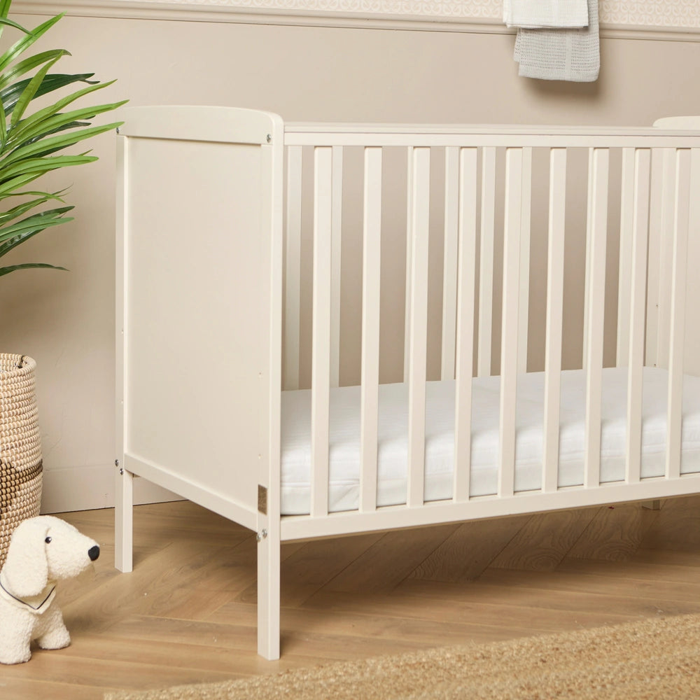 Baby Elegance Elle Cot In Stone Colour