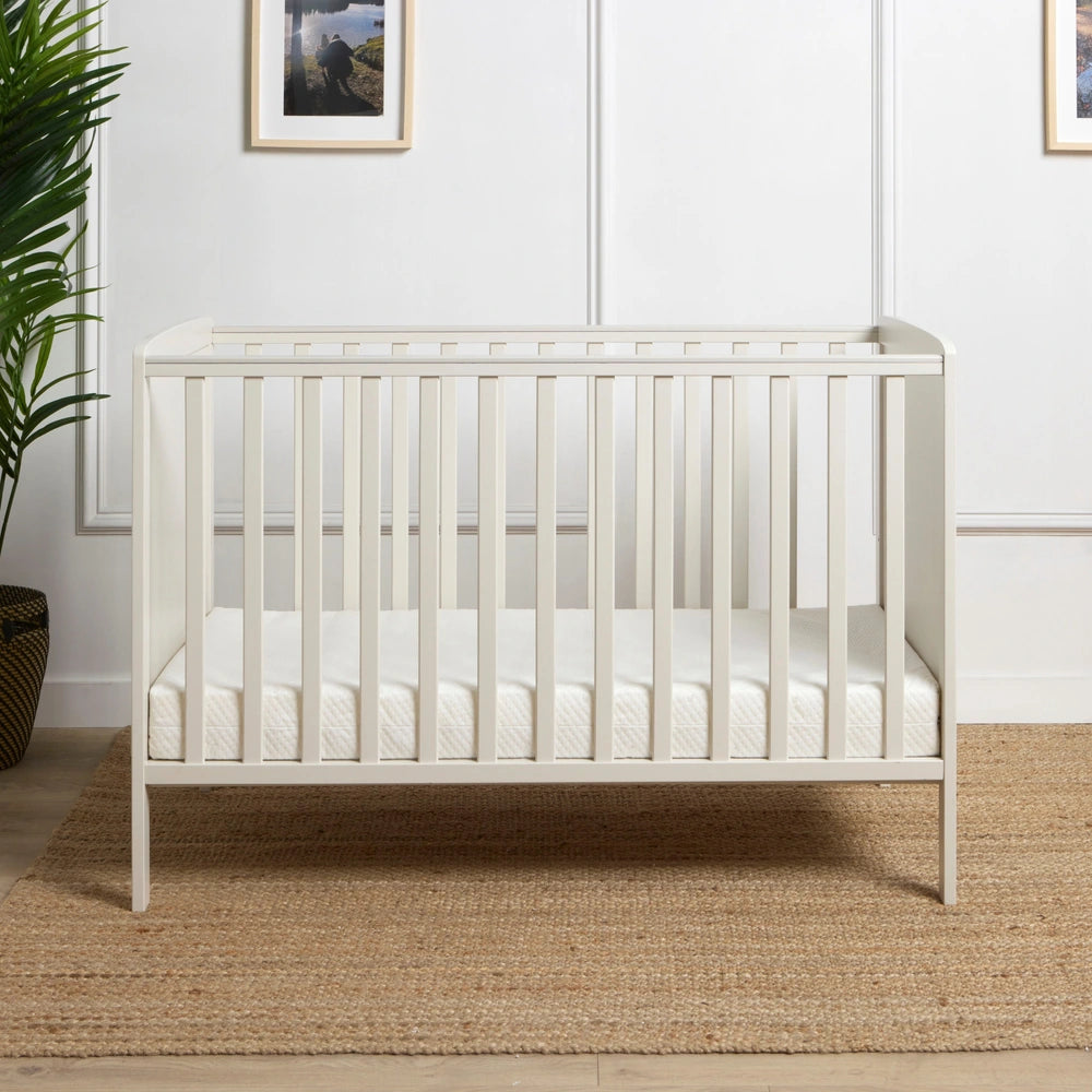 Baby Elegance Elle Cot In Stone Colour