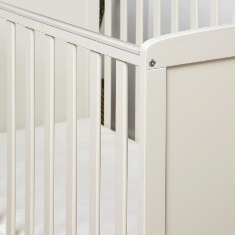 Baby Elegance Elle Cot In Stone Colour