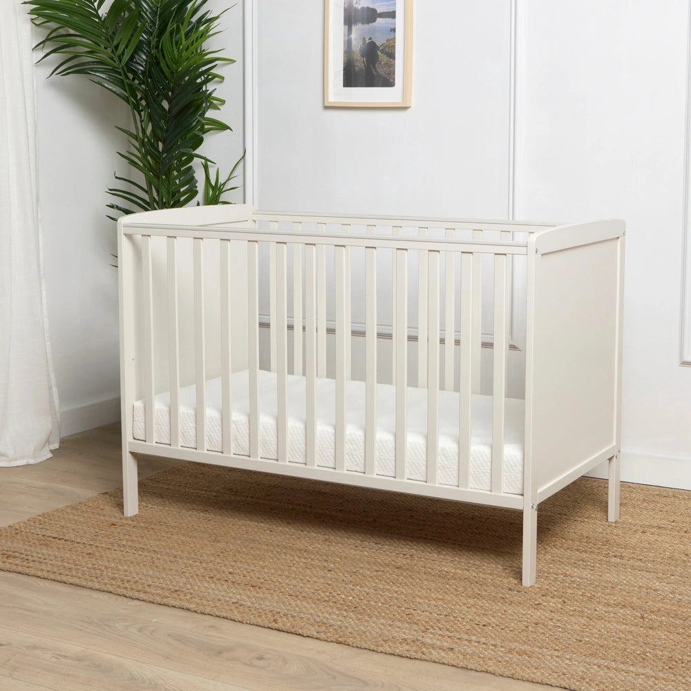 Baby Elegance Elle Cot In Stone Colour
