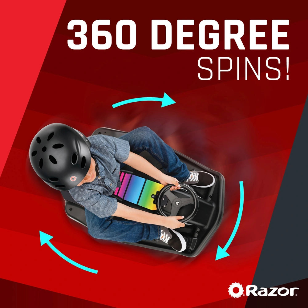 Razor Crazy Cart Shift Lithium-Powered Lightshow Drifting Go Kart