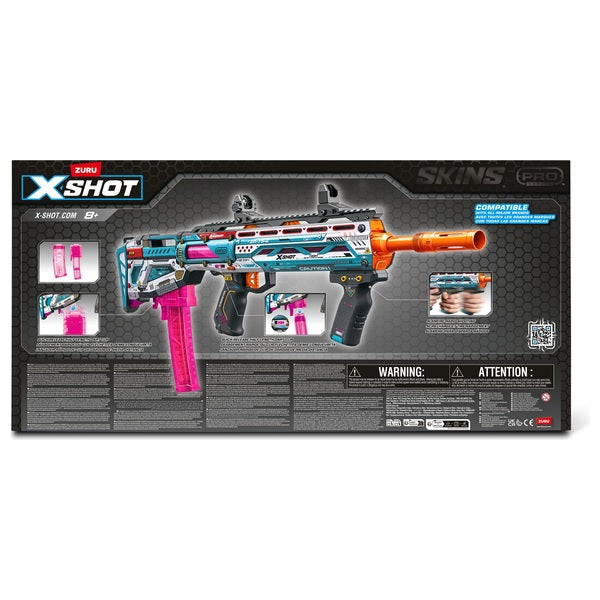 Xshot Skins Pro Performance Long Shot Blaster 40 Darts By Zuru
