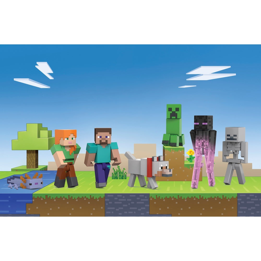 Minecraft World Builder Figures 7 Pack