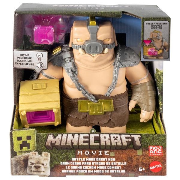 Minecraft Movie Figure Battle Mode Great Hog