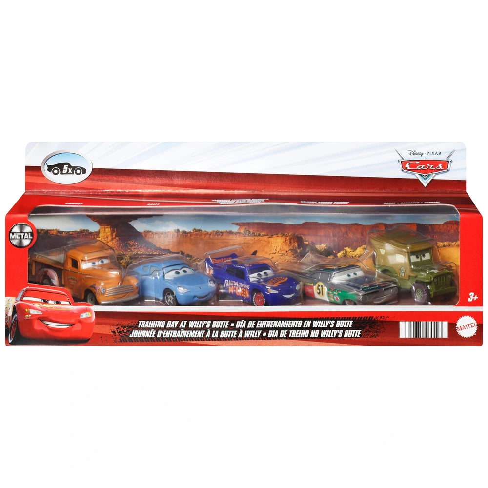 Disney Cars Diecast Cars Training Day At Willy's Butte 5 Pack