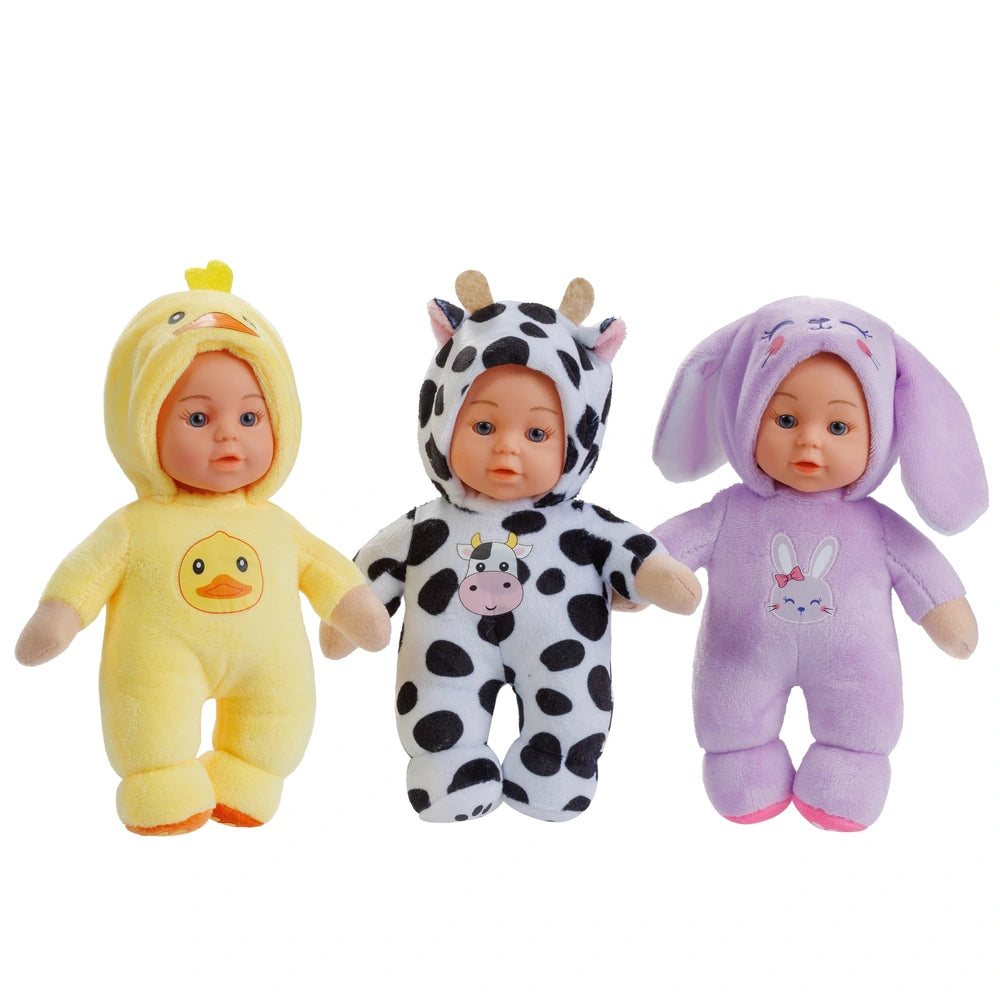Baby Doll Mini Snuggle Animal 3 Pack