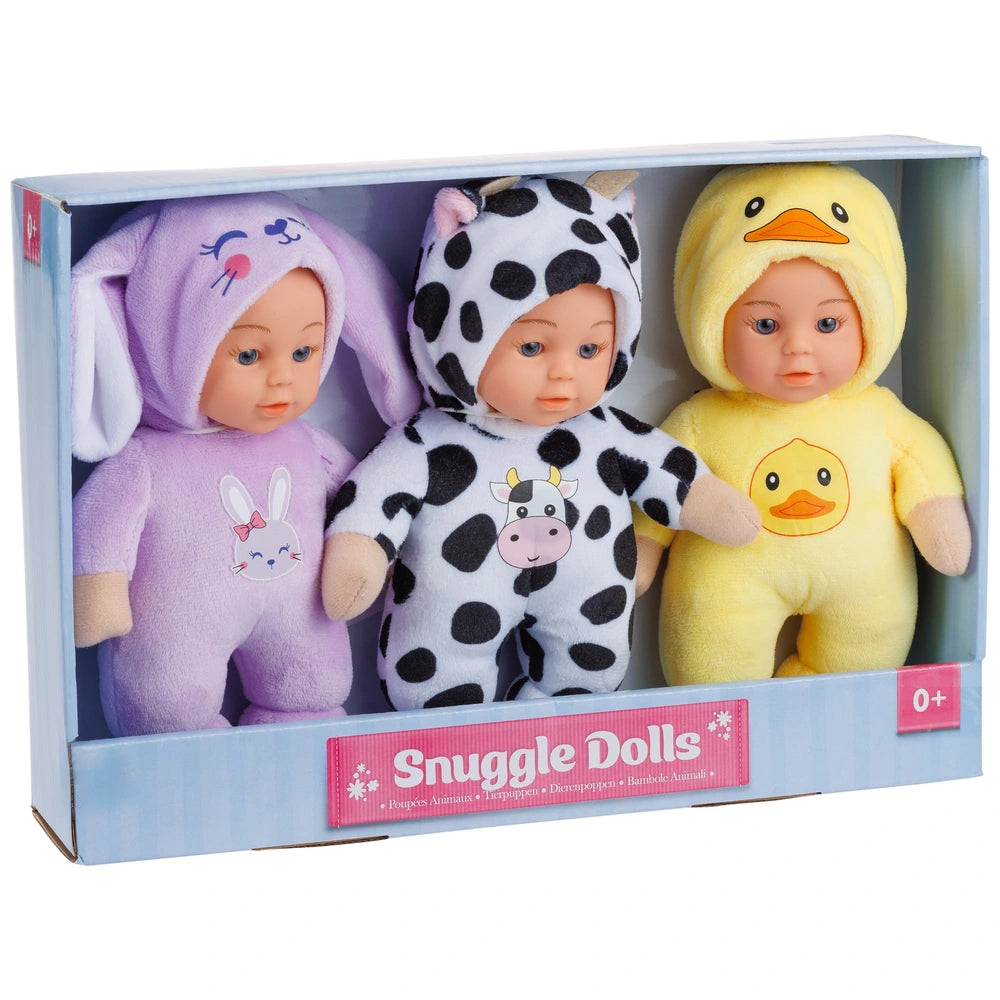 Baby Doll Mini Snuggle Animal 3 Pack