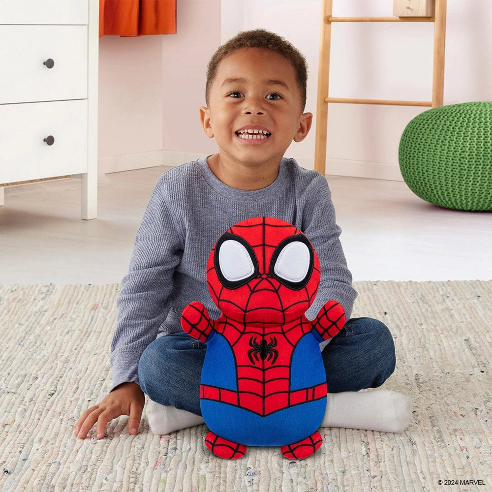 Original Squishmallows Hugmees Spidey And His Amazing Friends Plush Spidey 25Cm