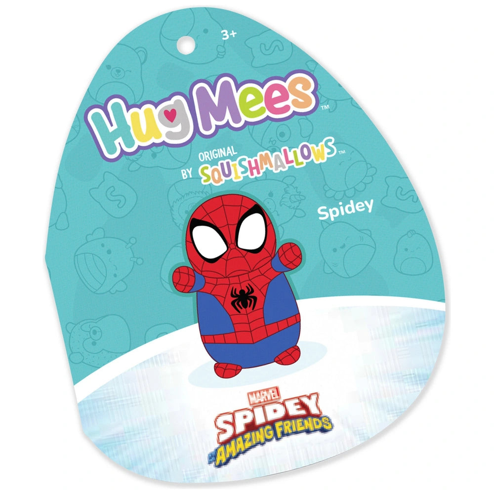Original Squishmallows Hugmees Spidey And His Amazing Friends Plush Spidey 25Cm