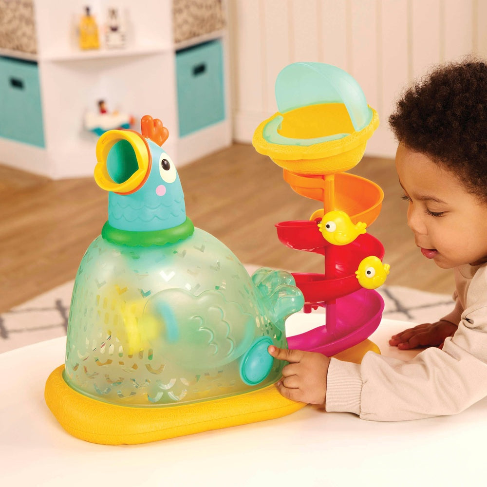 Battat Pop-A-Doodle-Doo Musical Chicken Ball Popper