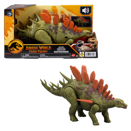Jurassic World Chaos Theory Dinosaur Action Figure Wild Roar Kentrosaurus