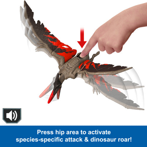 Jurassic World Chaos Theory Dinosaur Action Figure Wild Roar Pteranodon