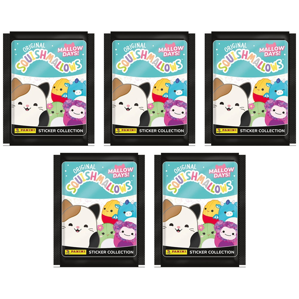 Original Squishmallows Malllow Days Sticker Collection Starter Pack With Sticker Album