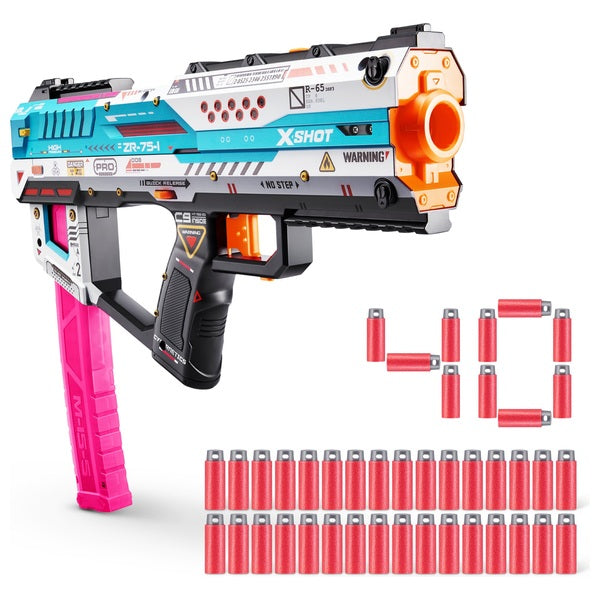 X-Shot By Zuru Skins Pro Series Fury-X Blaster With 40 Darts