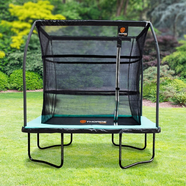 Thorpe Sports 8 X 6Ft Rectangular Trampoline With Enclosure