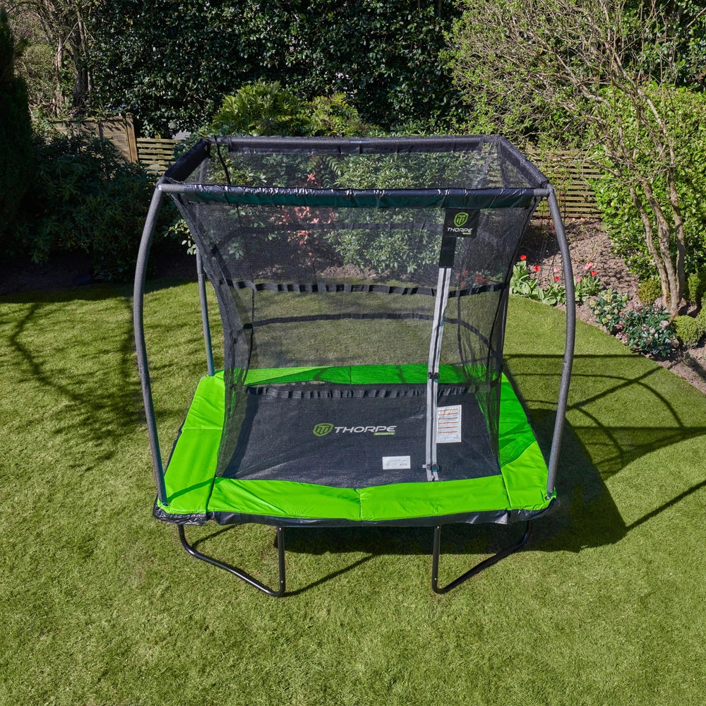 Thorpe Sports 8 X 6Ft Rectangular Trampoline With Enclosure