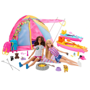 Barbie Camping Playset With 2 Dolls
