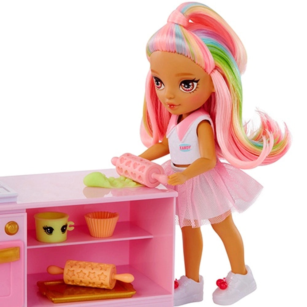 Rainbow High Dessert Shop With Littles Doll Kandy Playset