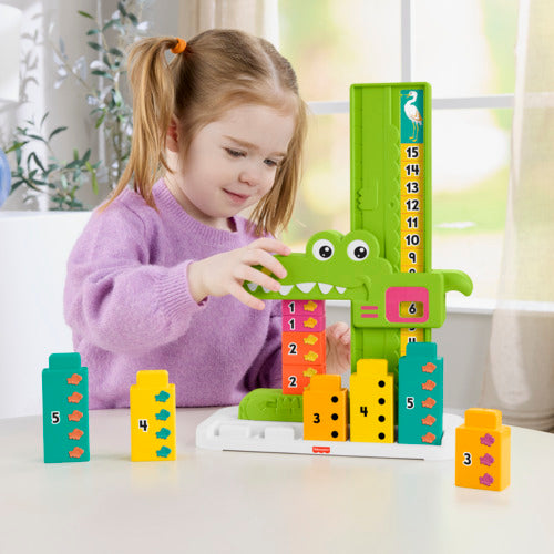 Fisher-Price Toy Stacking Adding Alligator