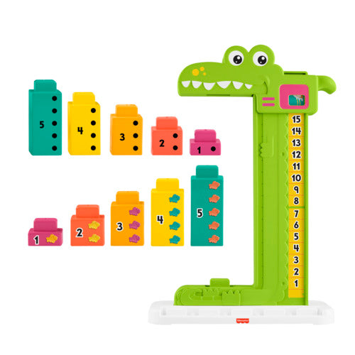 Fisher-Price Toy Stacking Adding Alligator