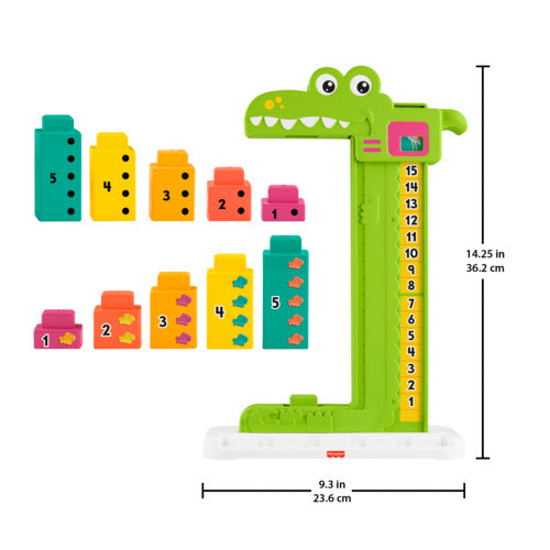 Fisher-Price Toy Stacking Adding Alligator