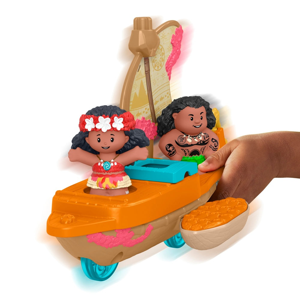 Fisher-Price Little People Disney Princess Moana & Maui's Canoe Set