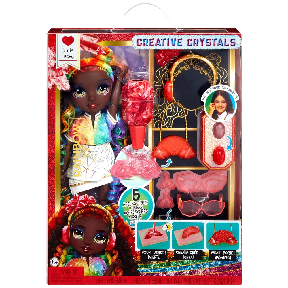 Rainbow High Creative Crystals Fashion Doll Iris Bow