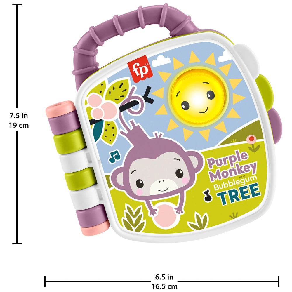 Fisher-Price Toy Purple Monkey Musical Storybook