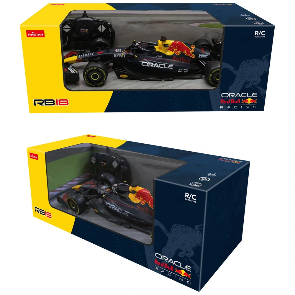 Oracle Red Bull Rb18 Remote Control F1 Car 1:18 Scale