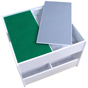Build-It Build 'N' Store Wooden Storage Base Plate Table