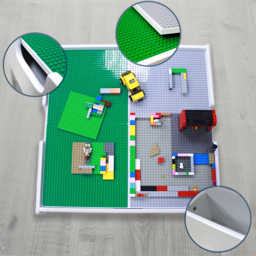 Build-It Build 'N' Store Wooden Storage Base Plate Table