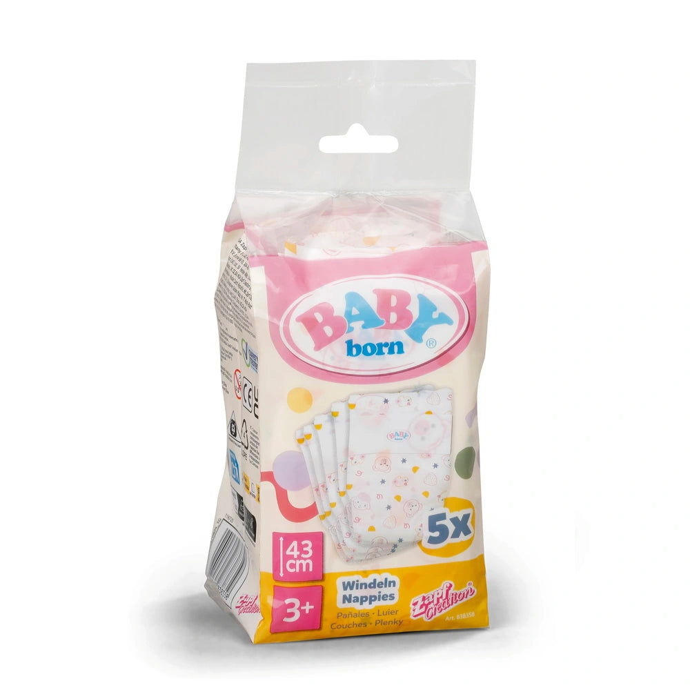 Baby Born Nappies 5-Piece Set