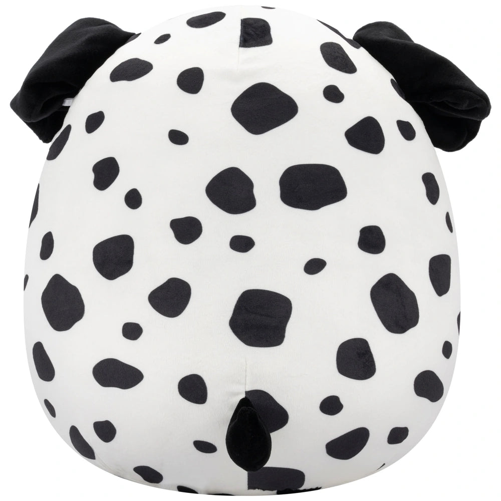 Original Squishmallows Plush Dustin The Dalmatian (Pink Bow-Tie) 30Cm