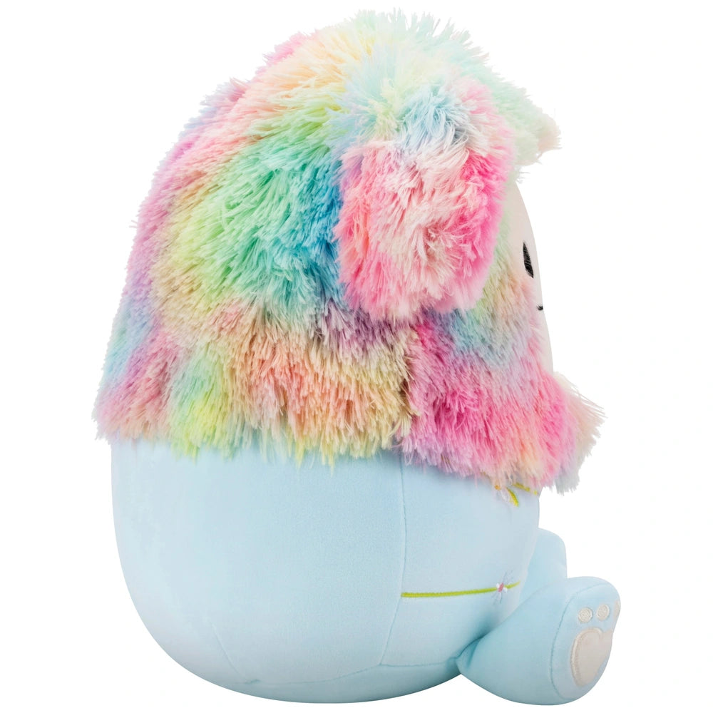 Original Squishmallows Plush Zozo The Rainbow And Blue Bigfoot (Flowers) 30Cm