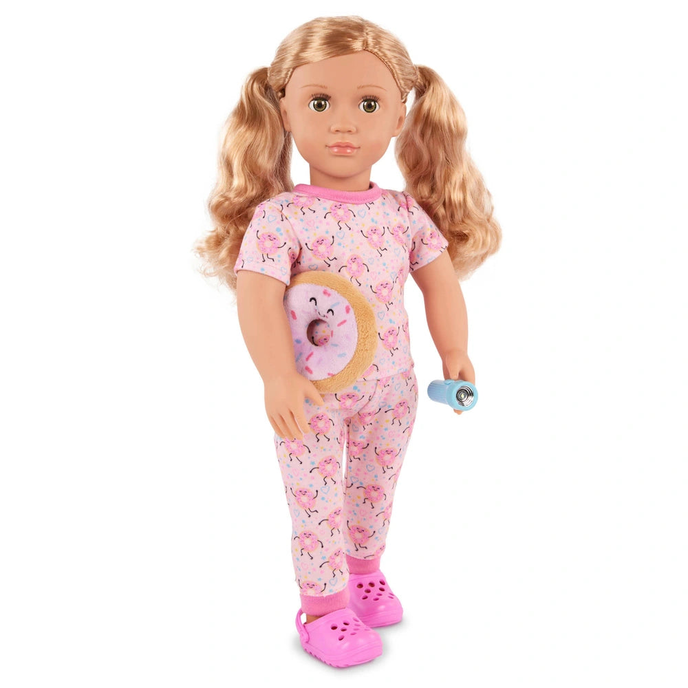 Our Generation Deluxe Pjs And Plush Dreaming Of Donuts Outfit