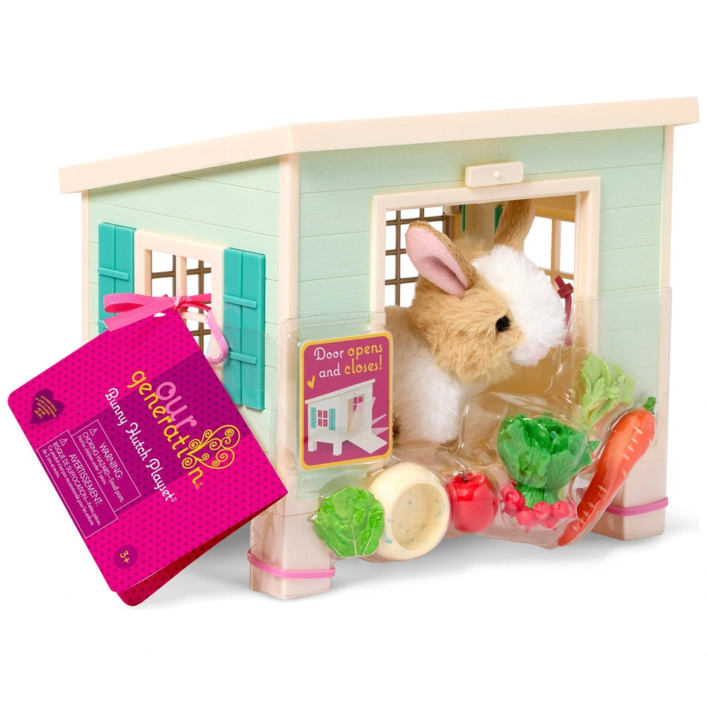 Our Generation Bunny Hutch And Accessories Playset