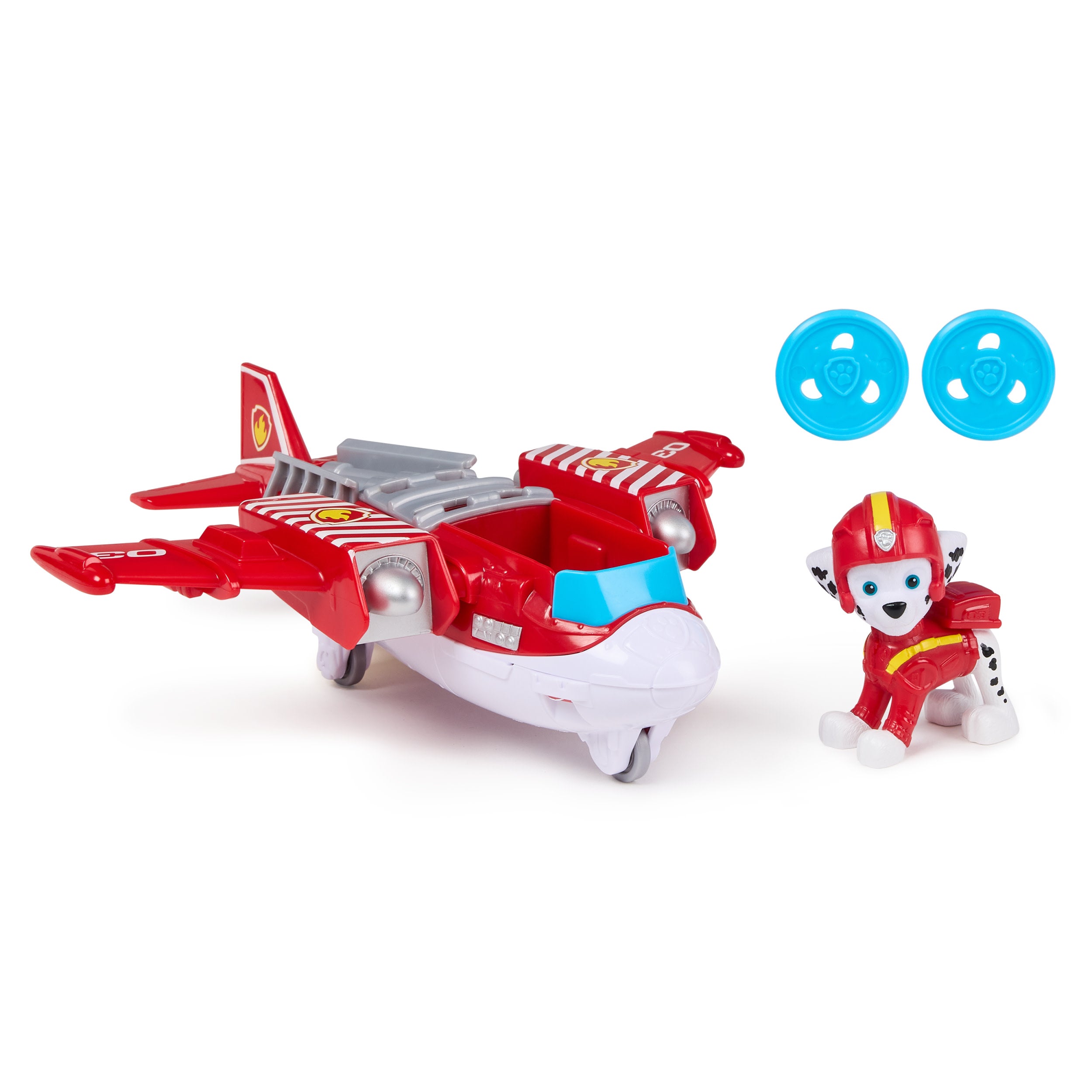 Paw Patrol: Air Rescue Marshall Action Figure & Hero Hydro Plane Toy With Projectile Launcher & 2 Projectiles