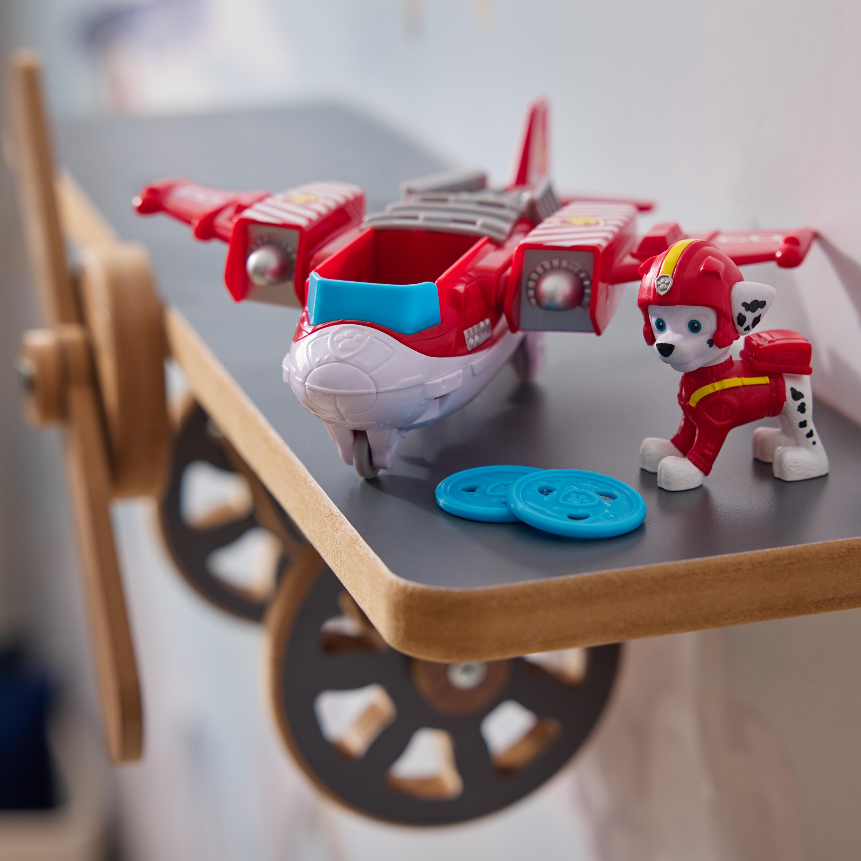 Paw Patrol: Air Rescue Marshall Action Figure & Hero Hydro Plane Toy With Projectile Launcher & 2 Projectiles