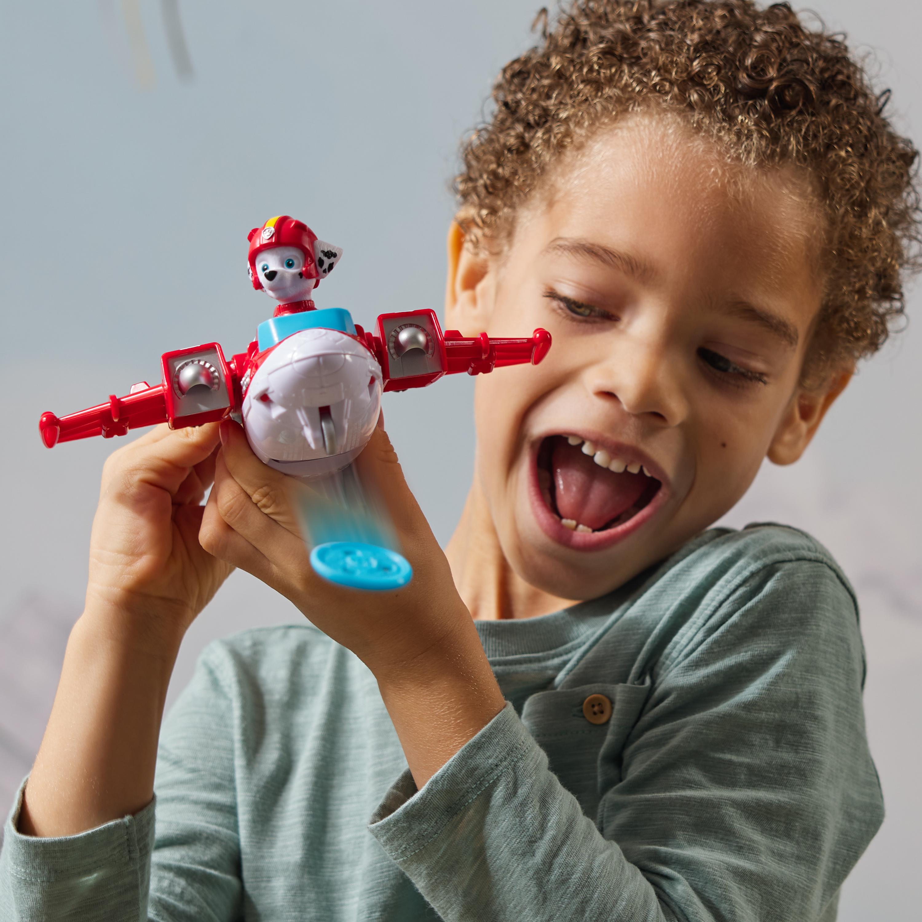 Paw Patrol: Air Rescue Marshall Action Figure & Hero Hydro Plane Toy With Projectile Launcher & 2 Projectiles