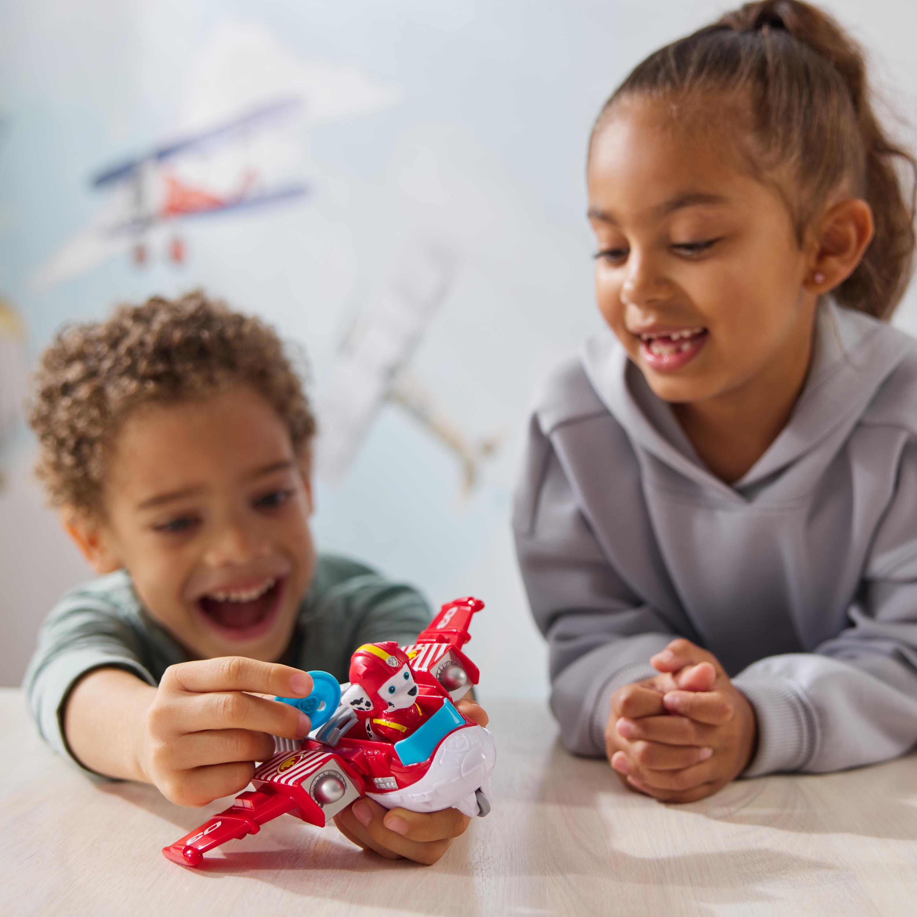 Paw Patrol: Air Rescue Marshall Action Figure & Hero Hydro Plane Toy With Projectile Launcher & 2 Projectiles