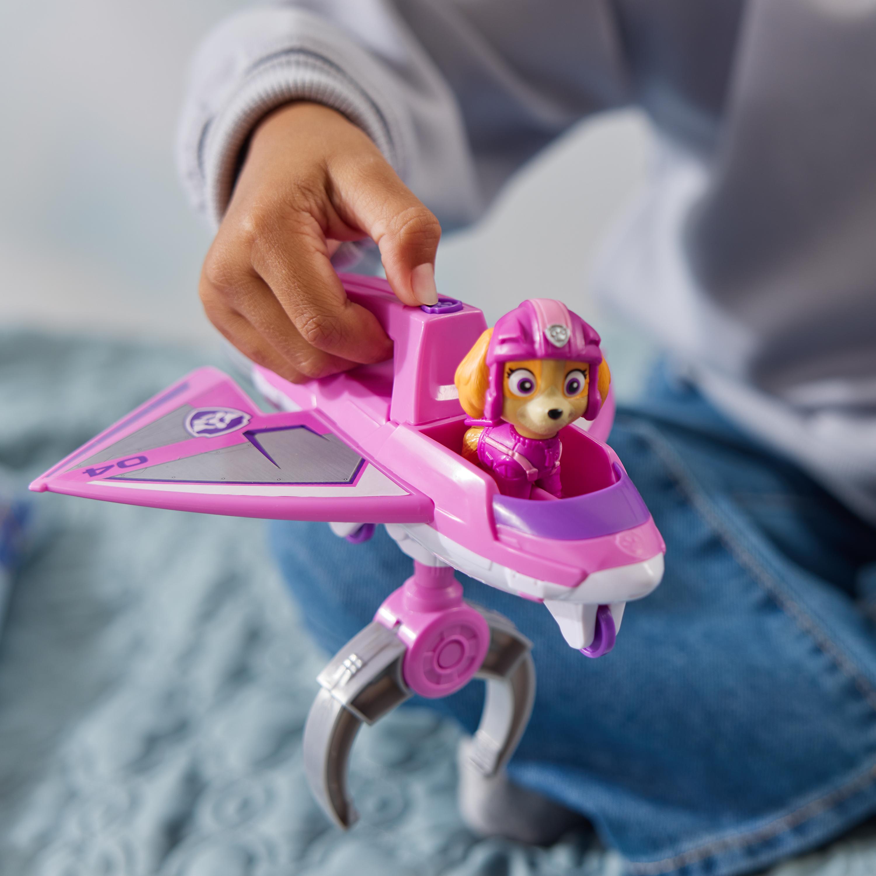 Paw Patrol: Air Rescue Skye Action Figure & Hero Claw Jet Plane With Retractable Claw, Rescue Basket & Bunny