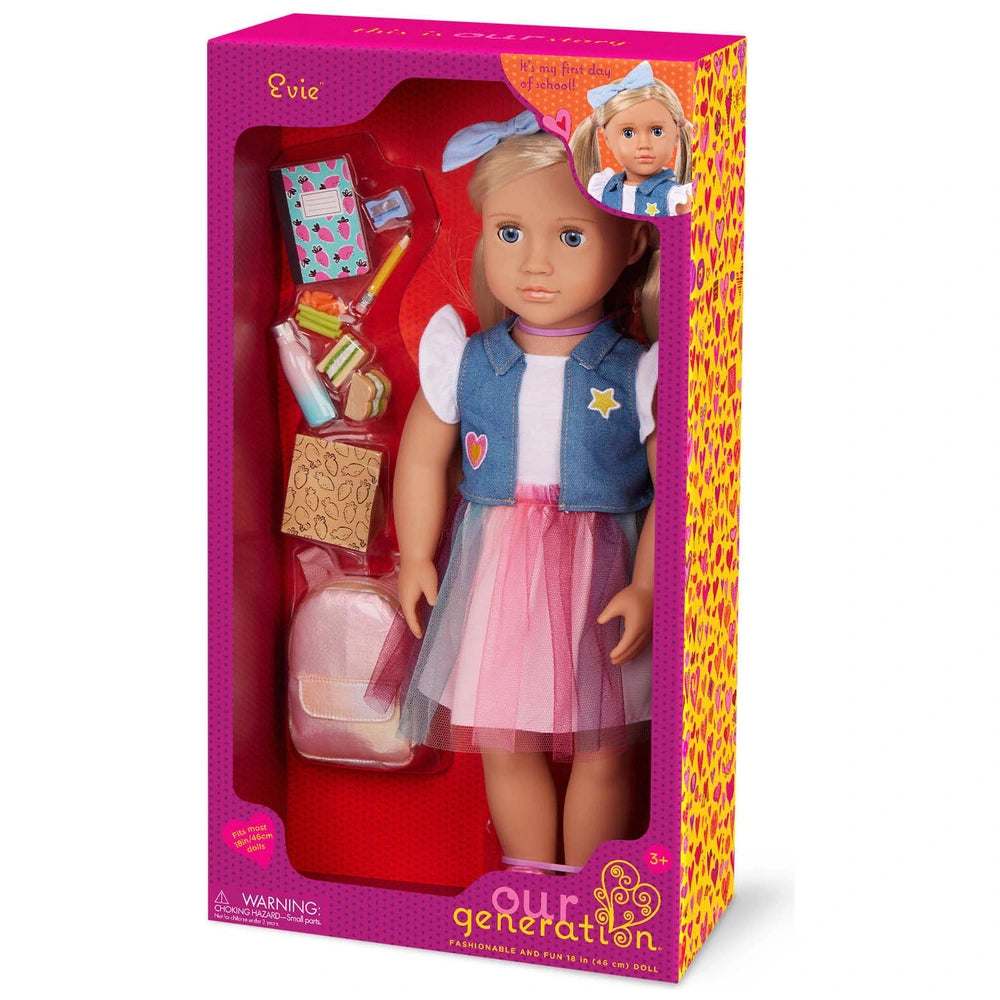 Our Generation School Girl Doll Evie